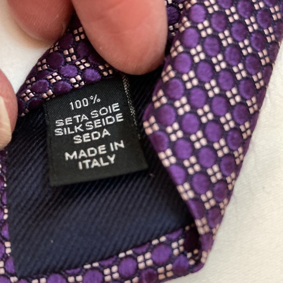 Ermenegildo Zegna 100% silk tie-made in Italy - Picture 3 of 7